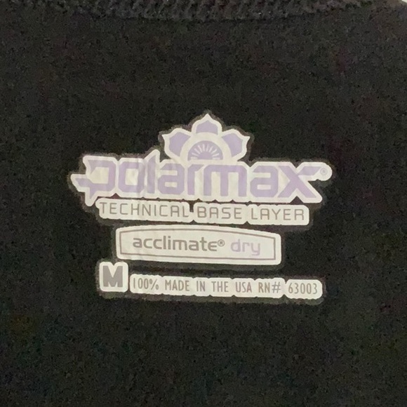 PolarMax (4.0) QUATTRO FLEECE CREW  BASELAYER - Black - Picture 6 of 14